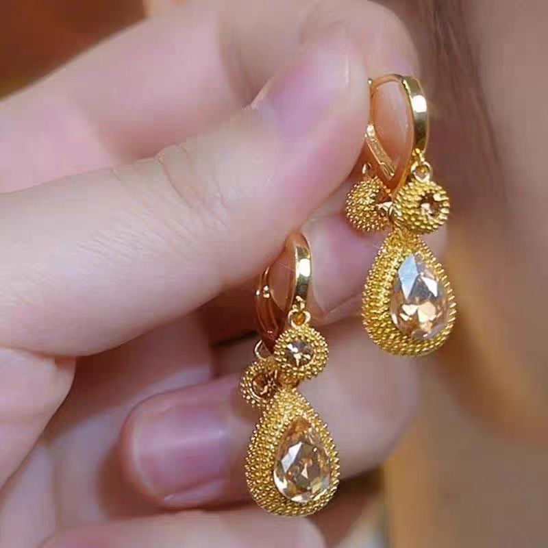 14k Gold-Plated Elegant Durian Earrings