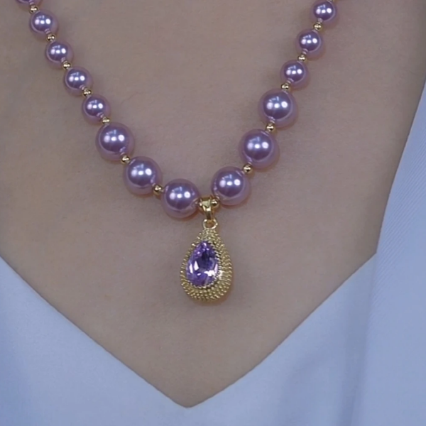 14k Gold-Plated Elegant Durian Necklace