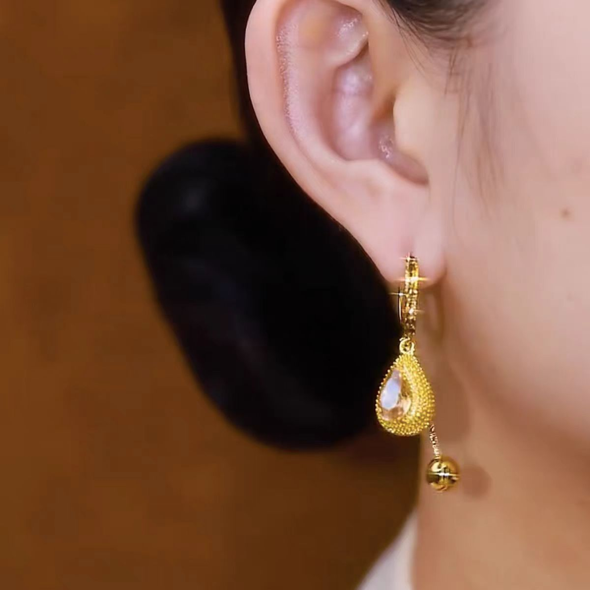 14k Gold-Plated Elegant Nostalgia Earrings